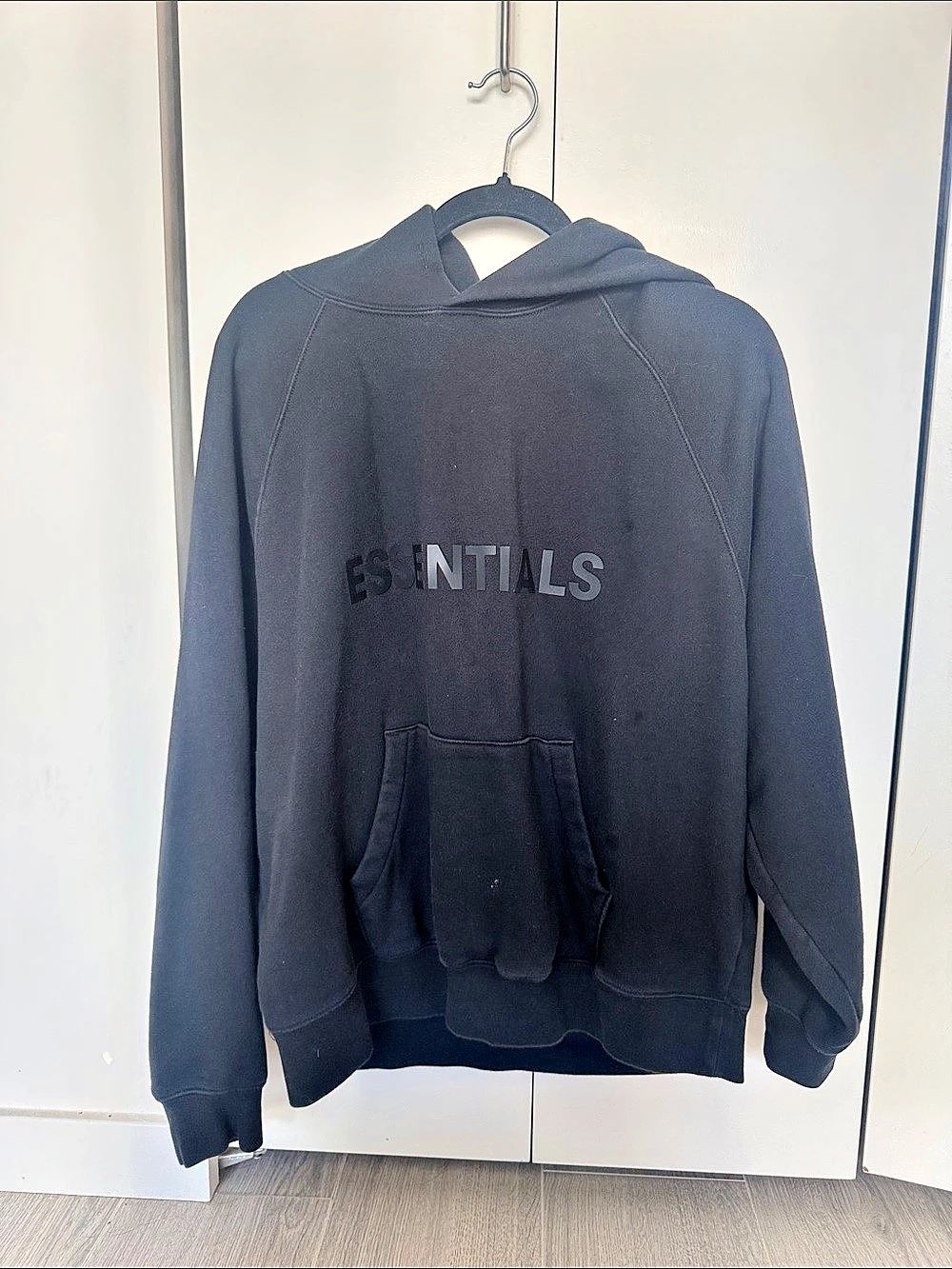 Essentials Black Pullover Hoodie Like New